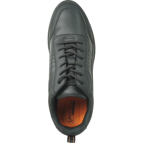 fameioilove VANGELO Men Slip Resistant Shoe JIMMY-4 Black - Wide Width