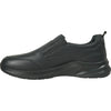 VANGELO Men Slip Resistant Shoe JIMMY-3 Black  - Wide Width Available